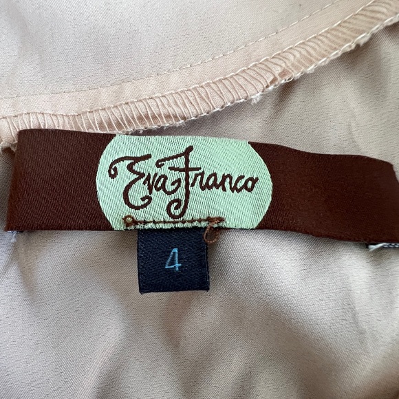 Eva Franco - Anthropologie - New Fit and Flare Dress - Black over Nude Lining - Picture 5 of 5